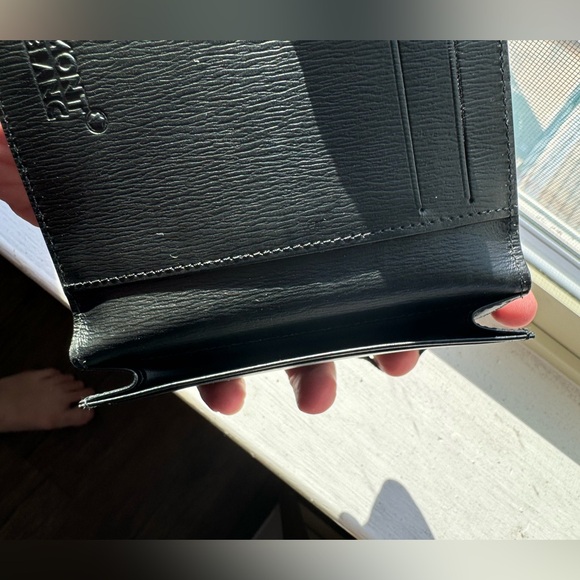 Mont Blanc Wallet and Card Holder 4.4x2.8’ NWOT Black Leather - Picture 9 of 14